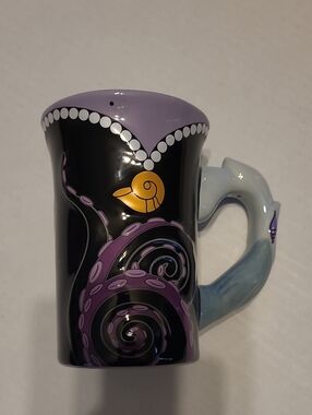 Disney Parks The Little Mermaid Ursula Signature Dress Coffee Mug Hair Handle